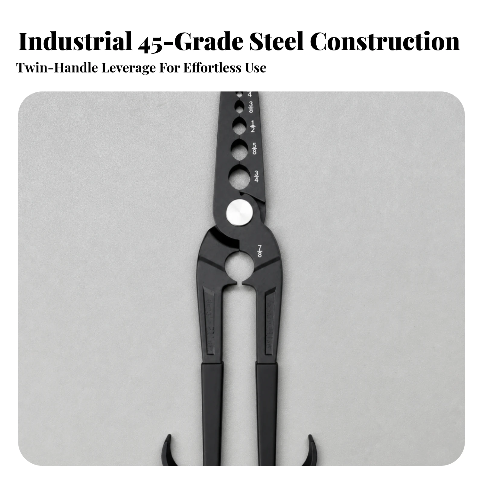 Pipe-Repair Plier with Graduated Openings Multi-Size Pipe-Repair Plier Tubing Rounding Tool Hand-Operated Manual for Plumbers