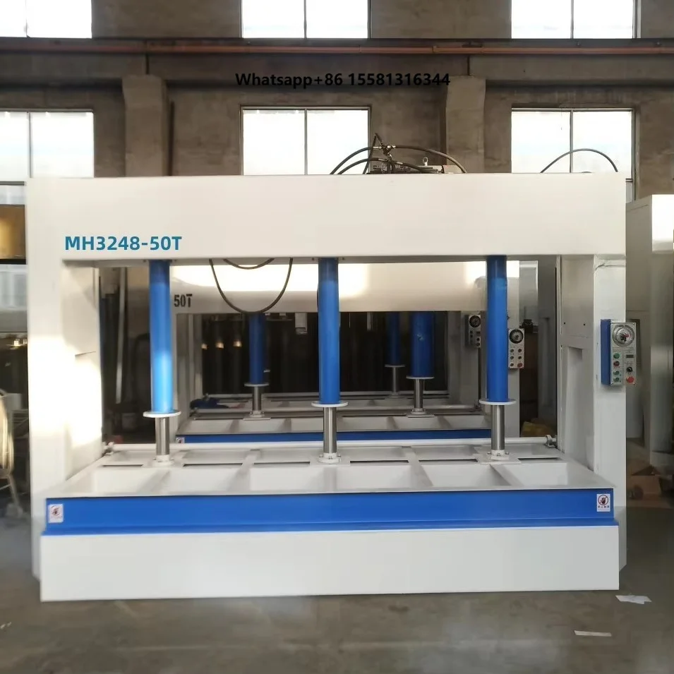 Industrial Wood Panel Cold Press with Ejector System - Stable Performance