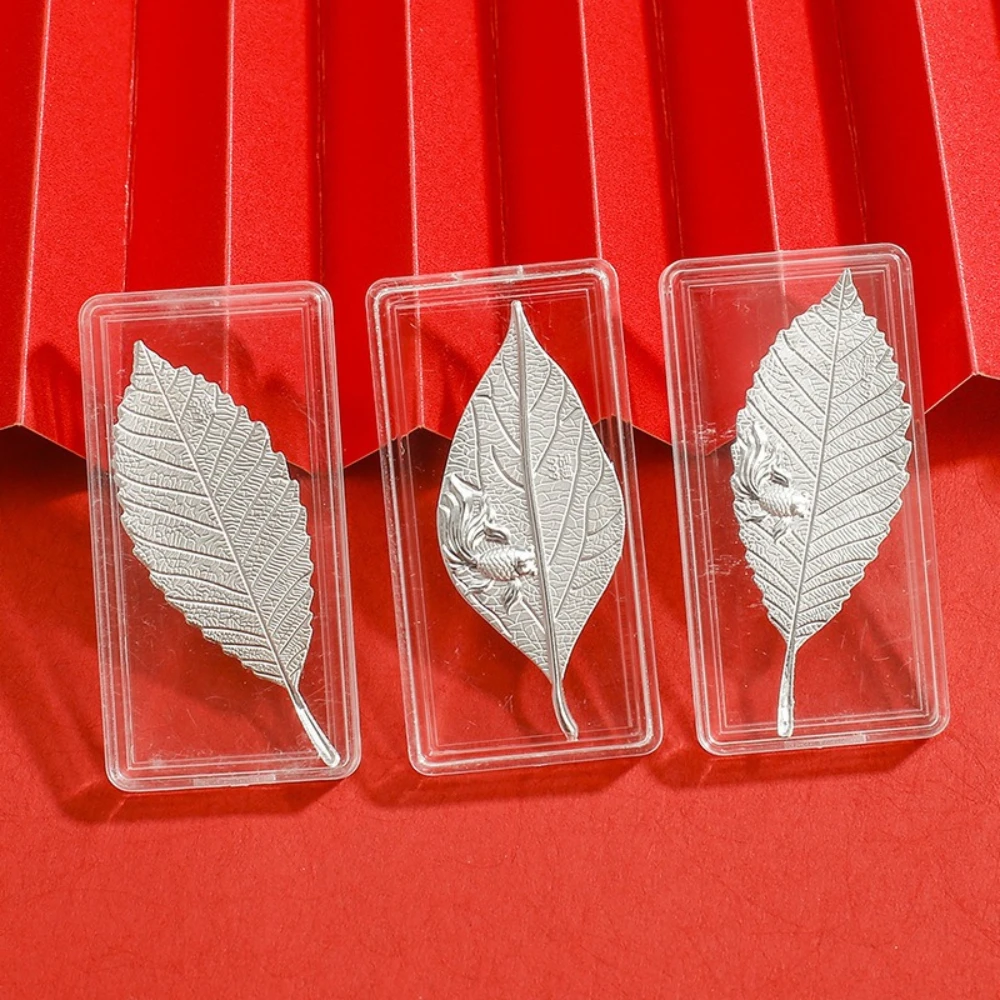 999 Silver 1g Silver Leaf Special Silver Tea Set Accessories for Brewing Tea To Soften and Purify Water Home Decoration