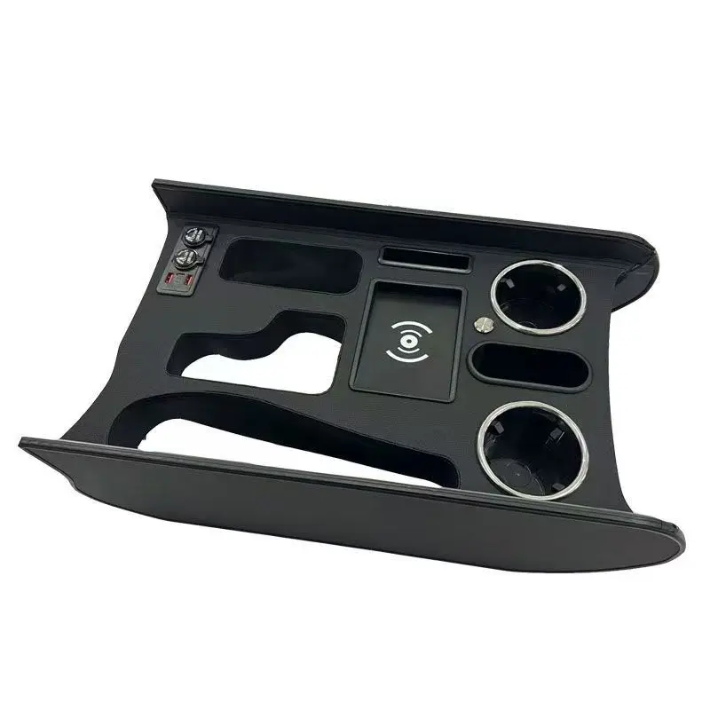 For Mitsubishi V97 V93 V87 Pajero Armrest Box Modification Parts Shogun Montero 4 Center Console Charging Upgrade Storage view 6