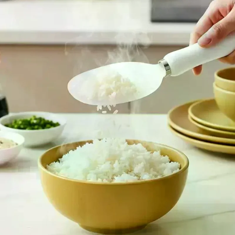 Magnetic Rice Spoon With Suction Cup, Standing Magnetic Rice Scooper For Cooking And Serving Rice, Mashed Potatoes