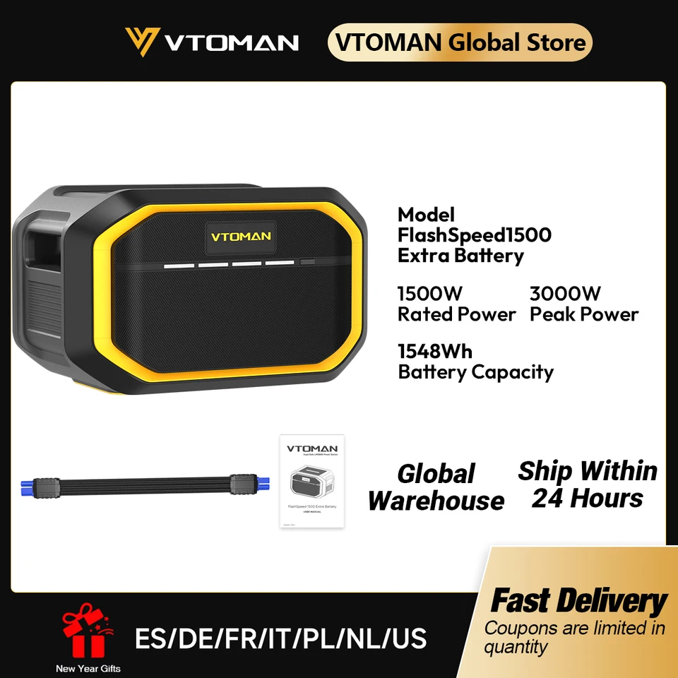 VTOMAN This FlashSpeed1500 Extra Battery is o1548Wh for VTOMAN