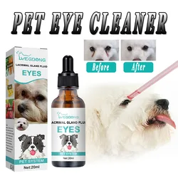 Tear Stain Remover for Dogs Wash Pet Eyedroppings Eye Gum Cleaner Bactericidal Kitten Supplies Care Dirt Cleaner Eye Eliminate