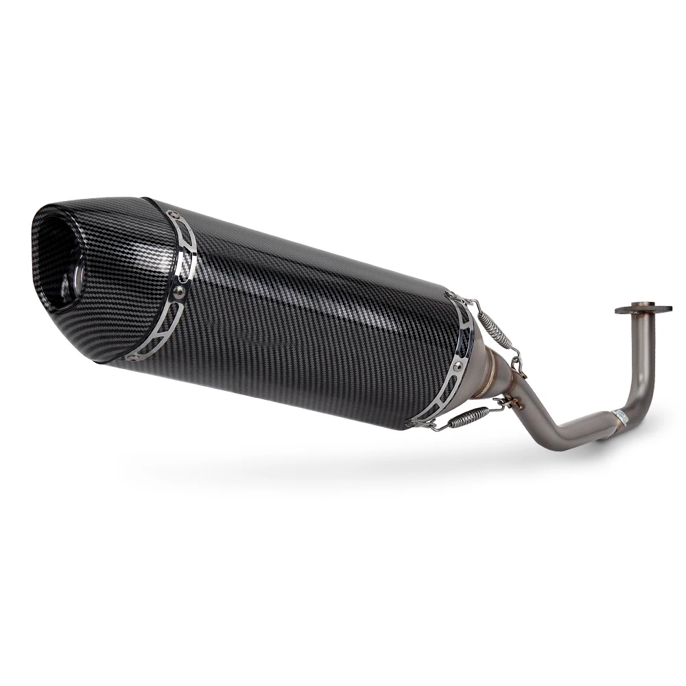 125 Exhaust System For Yamaha XMAX125 XMAX 125 2021-2024 Motorcycle Exhausts Scooter Manifold R77 Sport Muffler with DB Killer