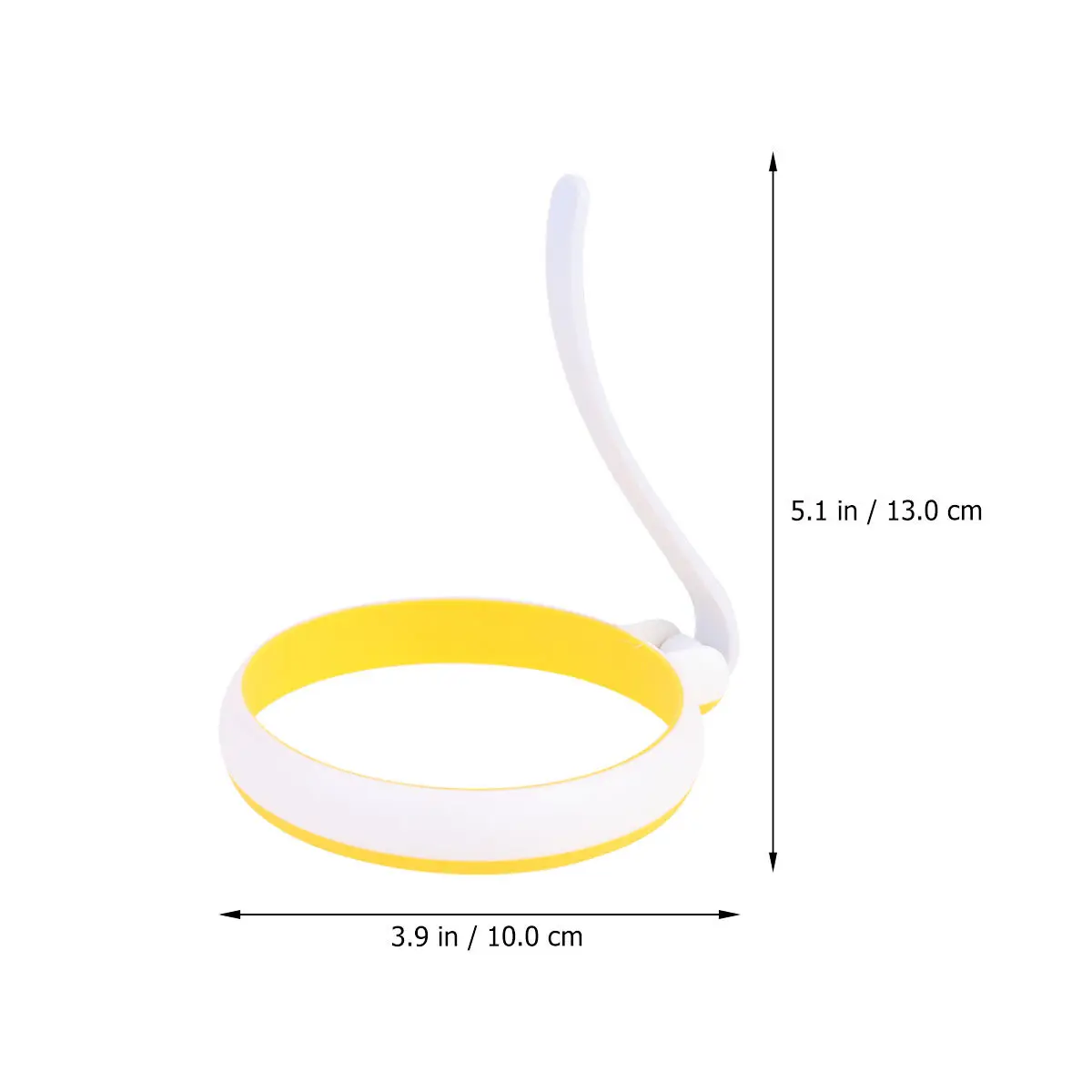 2Pcs Premium Silicone Egg Ring with Handle for Cooking Fried Eggs Poached Eggs Egg Benedict Mini Pancakes Fritters Crumpets