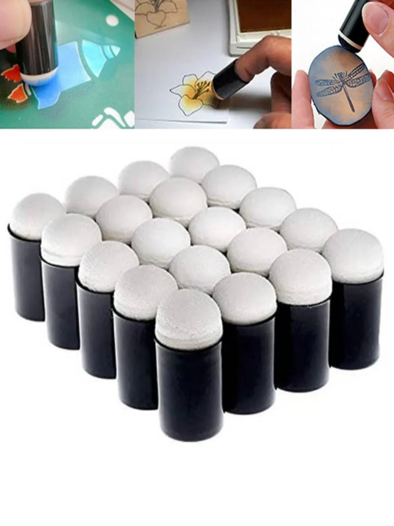 10pcs/set Sponge Paint Finger Dabber Set
