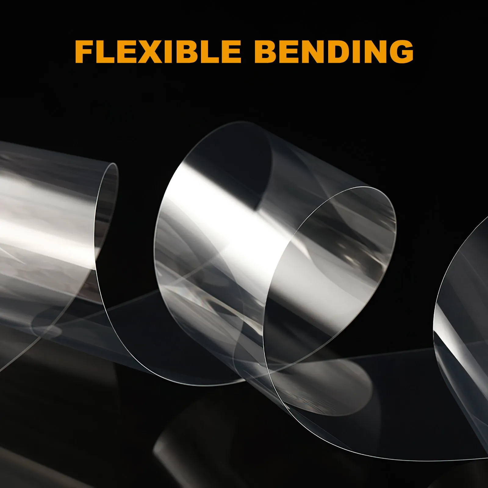 Premium Transparent Acetate Cake Collar Roll 210x6 cm for Mousse, Chocolate & Dessert Decorating
