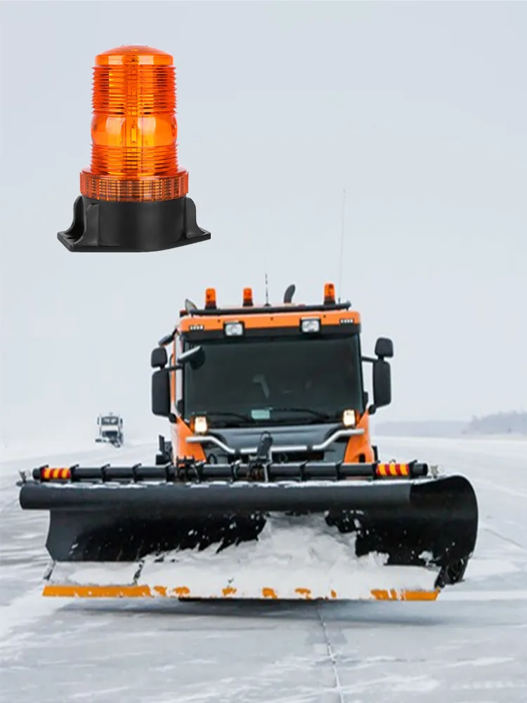 Bogrand Dome 30LED 12-30V Construction Vehicle Car Warning Strobe Light Beacon Amber School Bus Emergency Flashing Lights