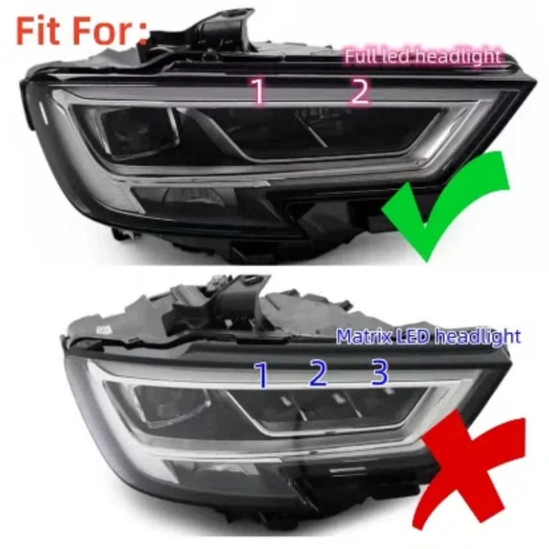 NEU Für Audi A3 S3 Tagfahrlicht LED-Scheinwerfer DRL Weiße Lichtquellenplatinen B011783-A B011782-A 8V0998474A 8V0998473A – Detail 1
