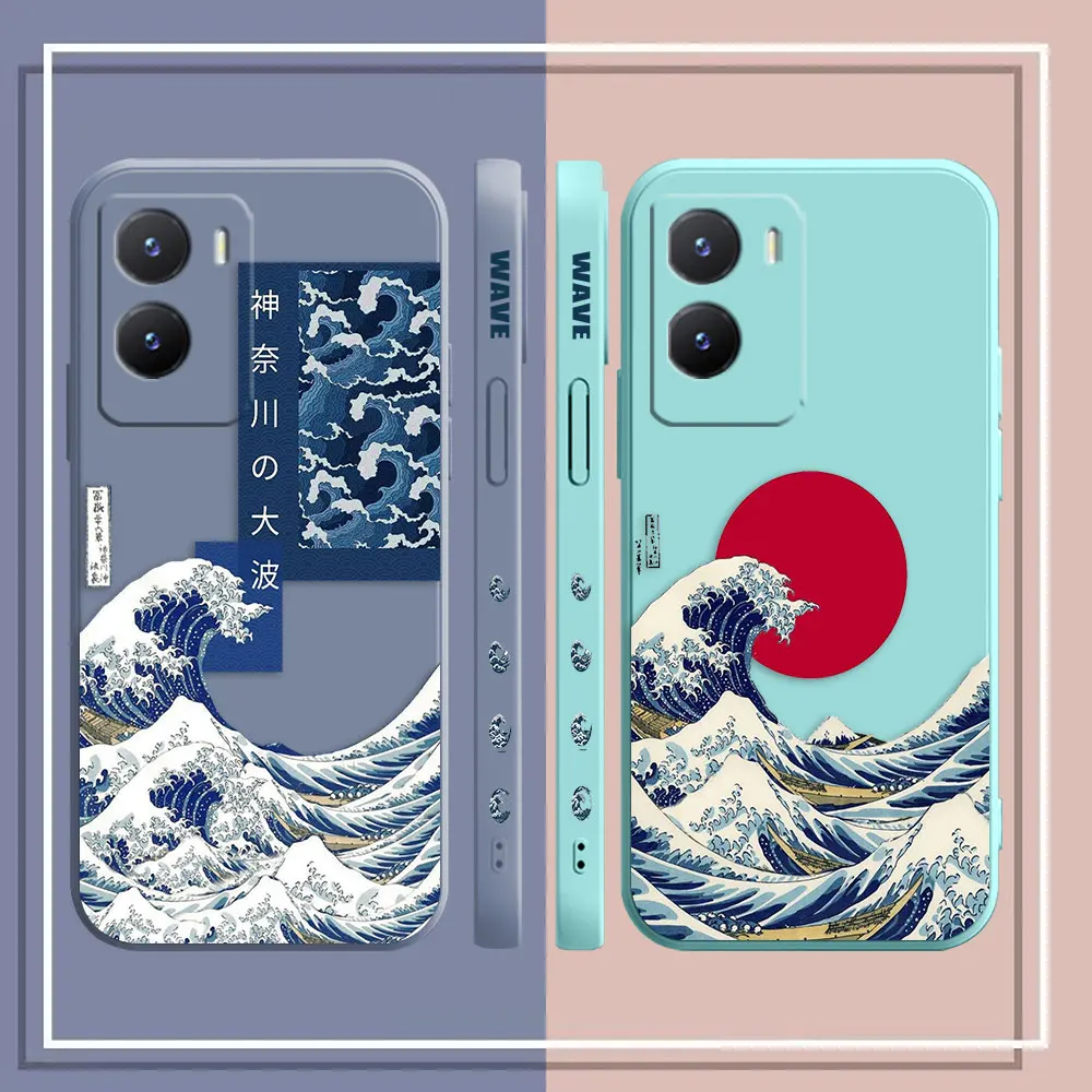 Fashion The Great Wave Phone Case For VIVO Z1 Y20 Y21 Y22S Y31 Y55 Y35 Y51 Y51S Y53S Y72 Y75 Y76 Y77 Y81 Y85 Y93 Y97 Case Funda