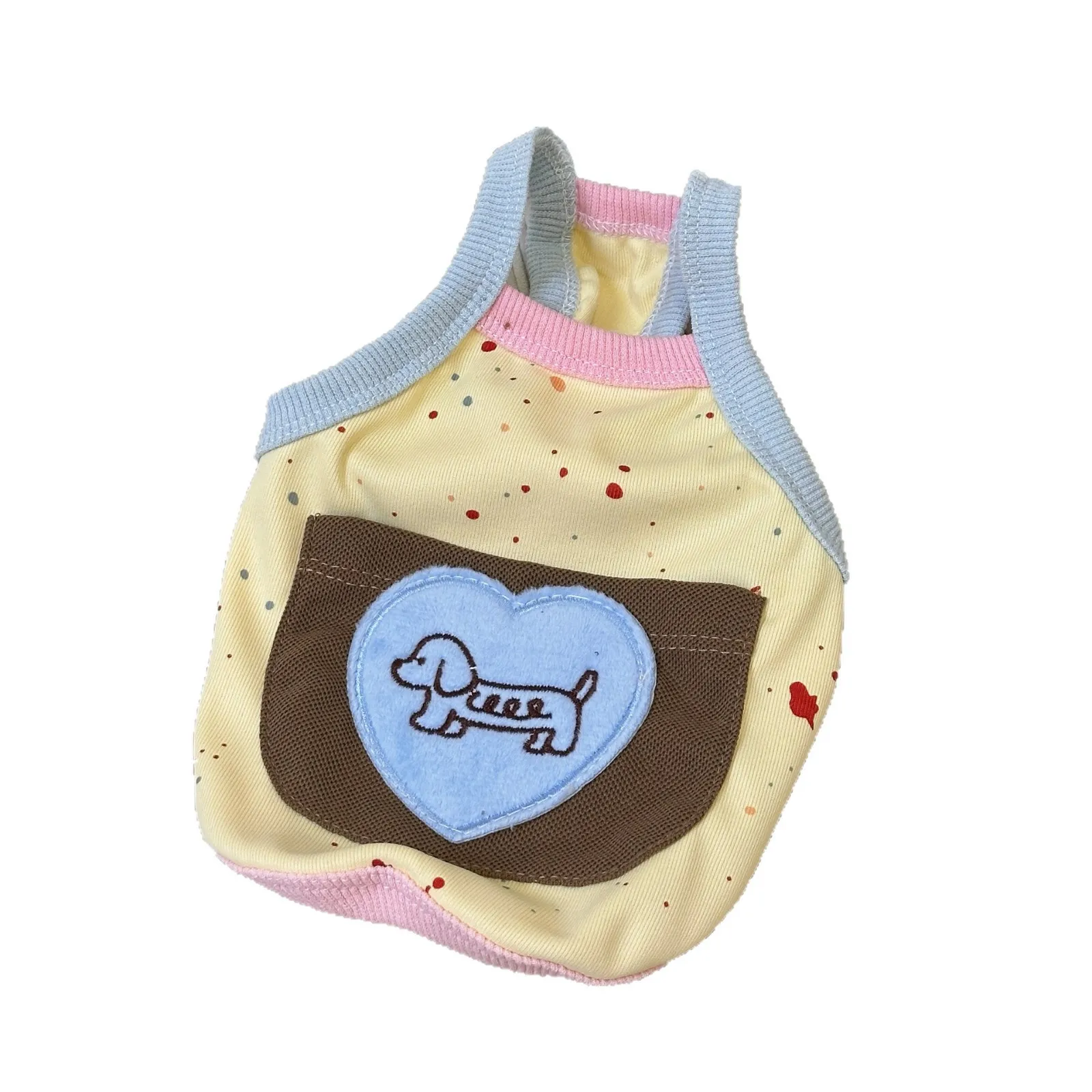 Camiseta sin mangas para gatos y perros pequeños – Color caramelo - imagen 5