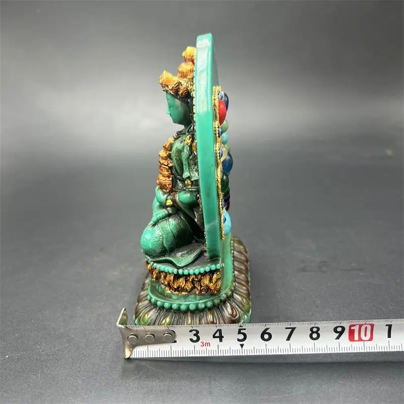 Antique pulp optimizes turquoise bodhisattva inlaid jewelry longevity