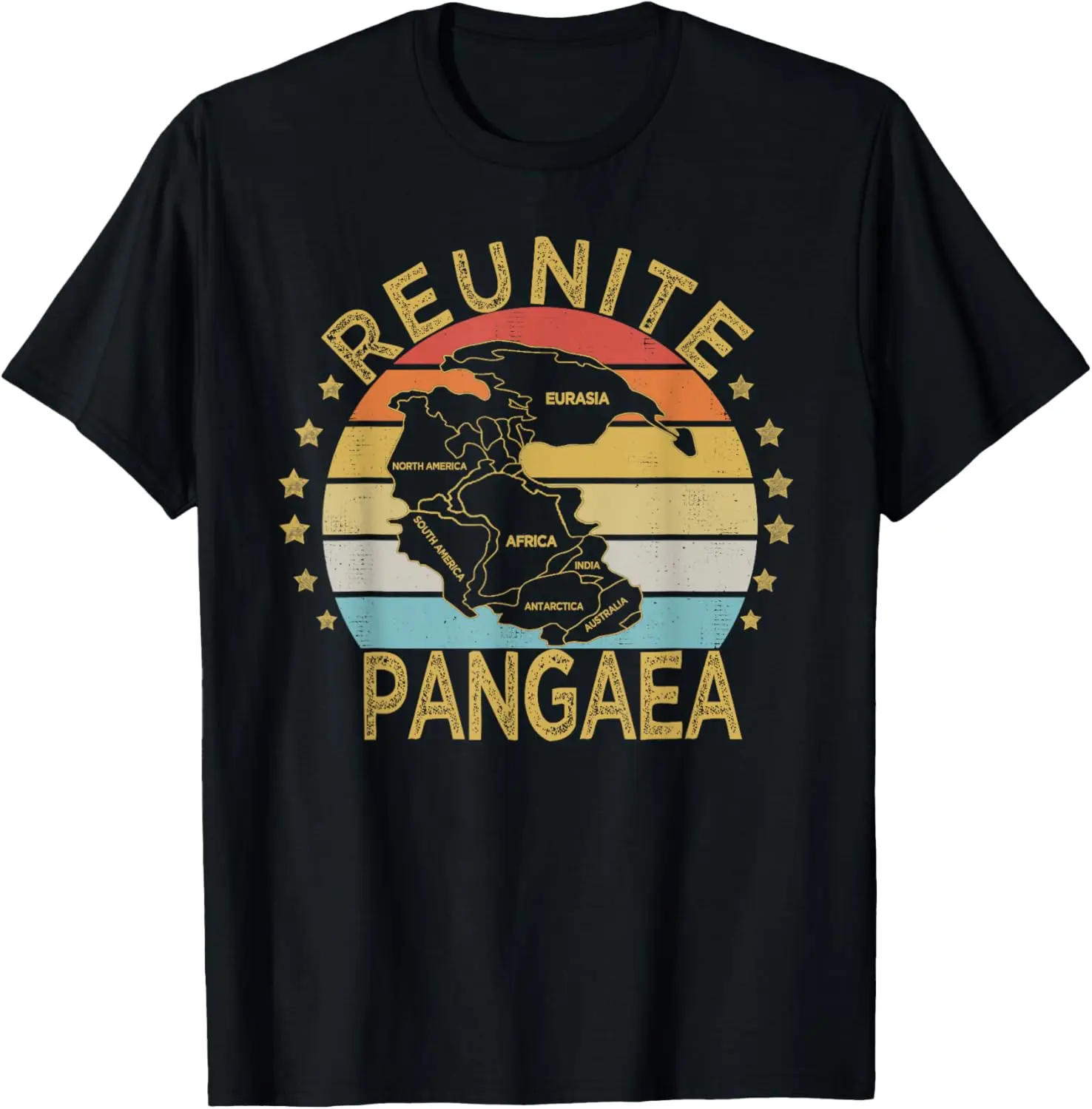 Funny Reunite Pangaea | Retro Vintage Geologists T-Shirt