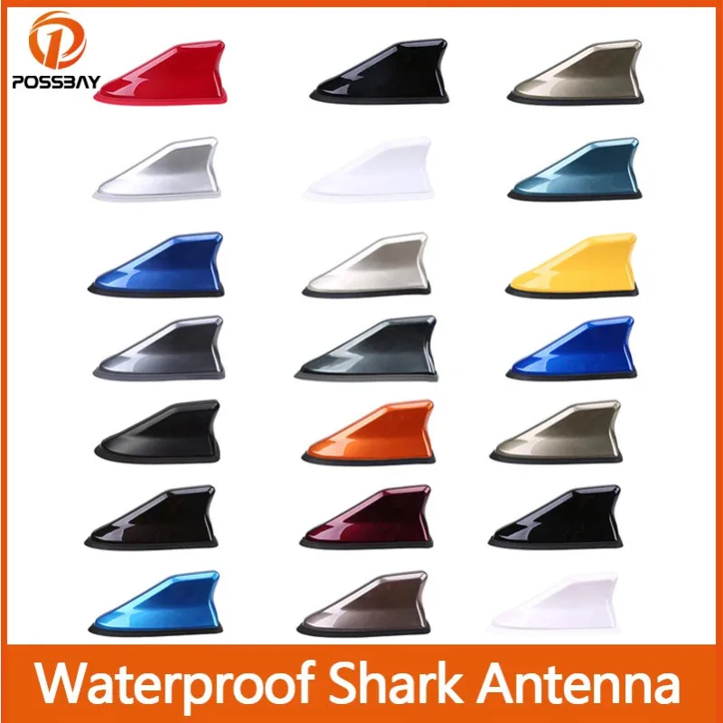 Waterproof Car Roof Fin Shark Antenna Radio Aerials for Mini Cooper Suzuki Swift Seat Ibiza Citroen C4 C3 Alfa Romeo 159 Mazda 3