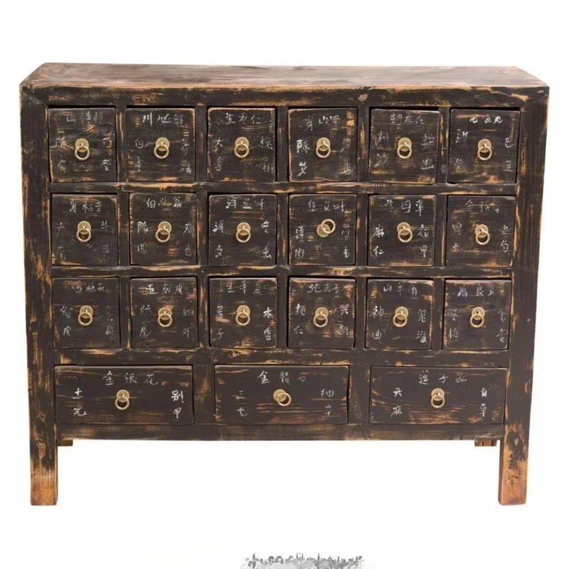 Chinese antique solid wood pharmacist medicine cabinet furniture, household, civilian furniture