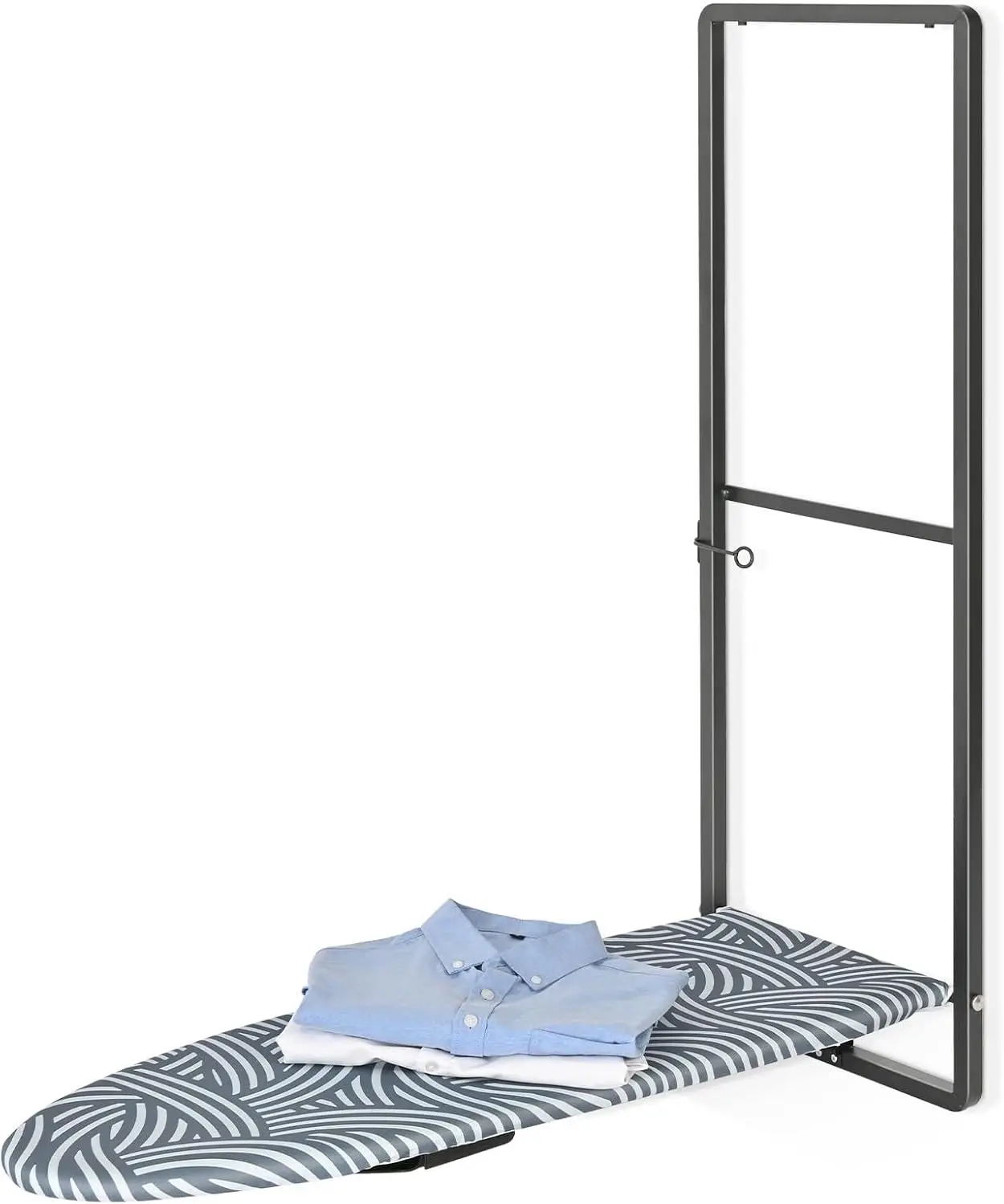 

Складная гладильная доска на дверь с держателем для утюга, 36x12 дюймов, для небольших помещений, с термостойким чехлом