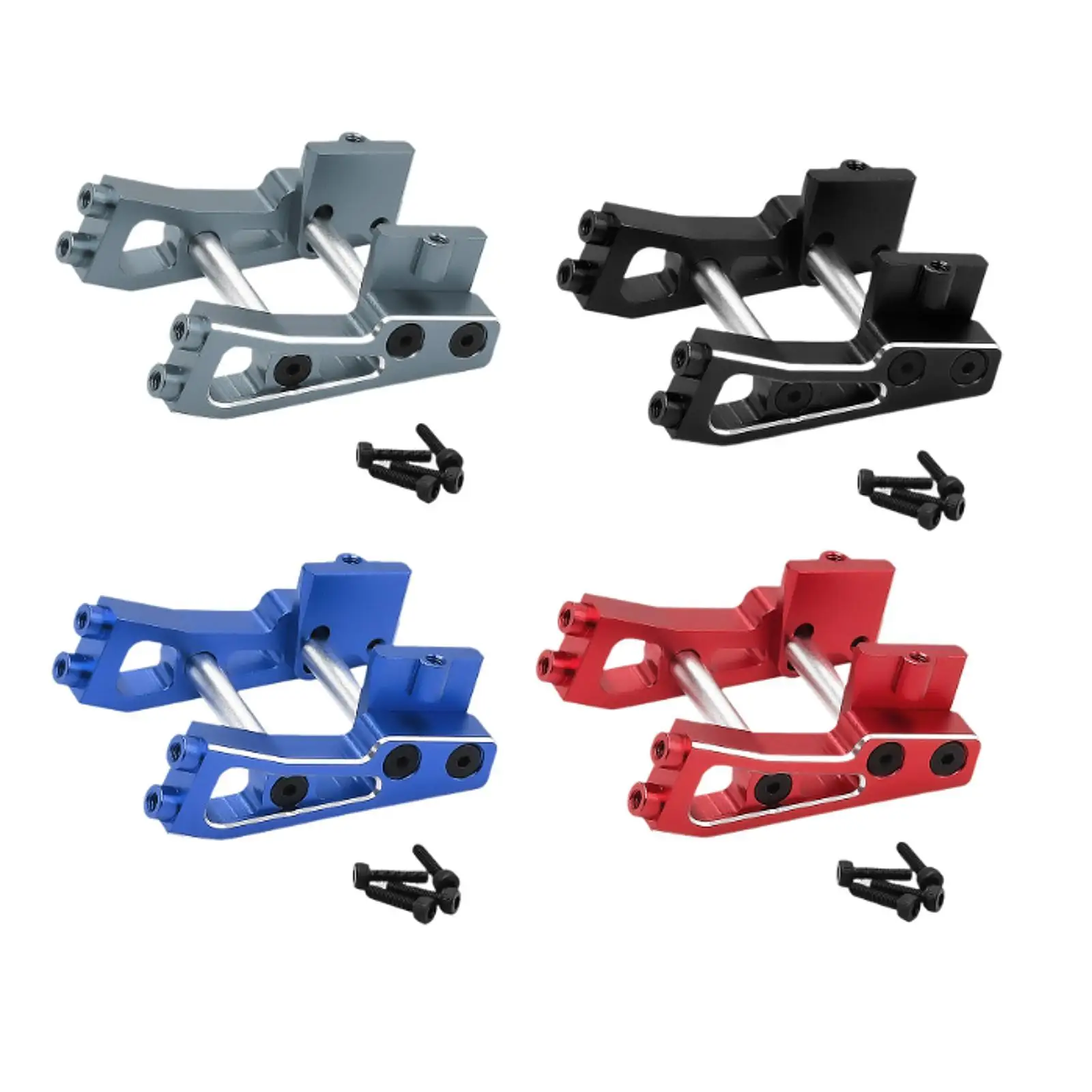 1/14 RC Rear Wing Mount Set Metal Replace Parts Rear Wing Body Mount Support