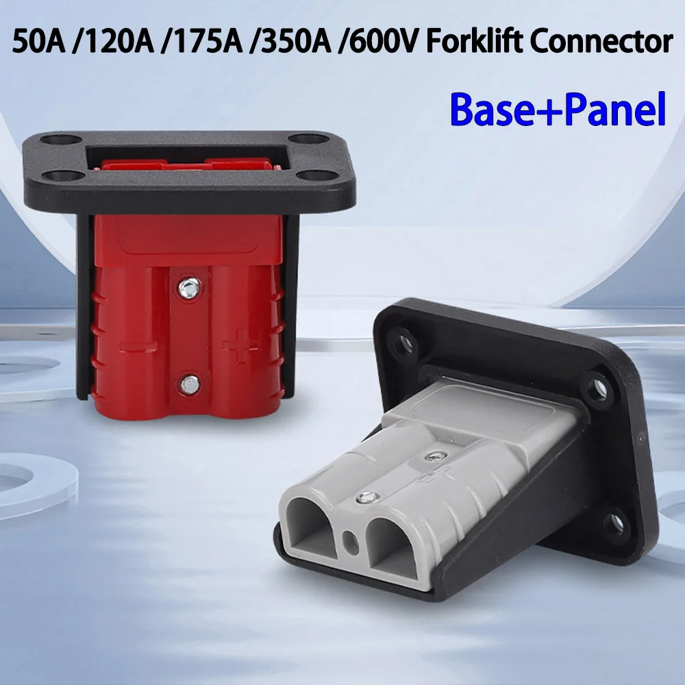 1/2pcs 50A 120A 175A Battery Quick Connector Mount Bracket Panel Cover For Caravan Camper Boat Truck Cable Connectors Plug