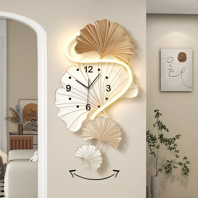 

Aesthetic Designer Wall Watch Silent Korean Mechanism Mural Stylish Unique Clock Wall Chinese Relogio De Parede Home Decoration