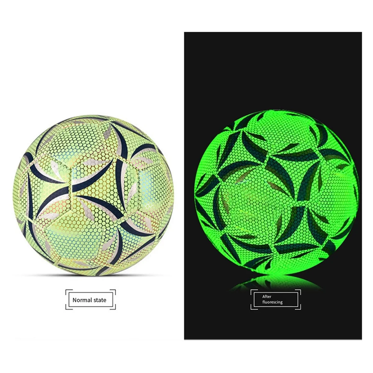 Ballon de football en PU pour adultes, lancer lumineux en plein air, football officiel n ° 5, match d'entraînement, football futdangers Topu