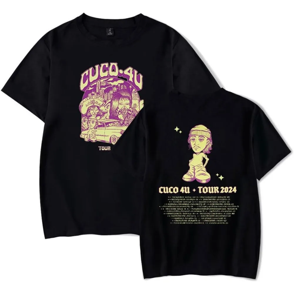 Cuco 4U Tour Merch T-Shirt Unisex Short Sleeved T Shirt Casual Tee