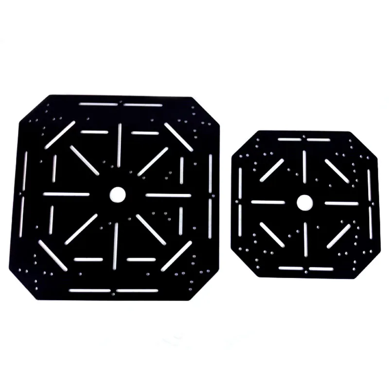 Omnidirectional Wheel Various Shape Steel Plate Car Chassis Square Circular Triangular Length 180mm 250mm 235mm Robot Car Parts