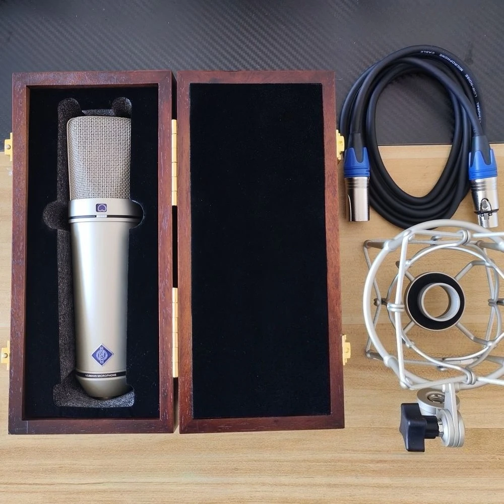 

2025 High-end DIY replica U87ai microphone condenser studio/podcast/live streaming/recording studio professional microphone 48V