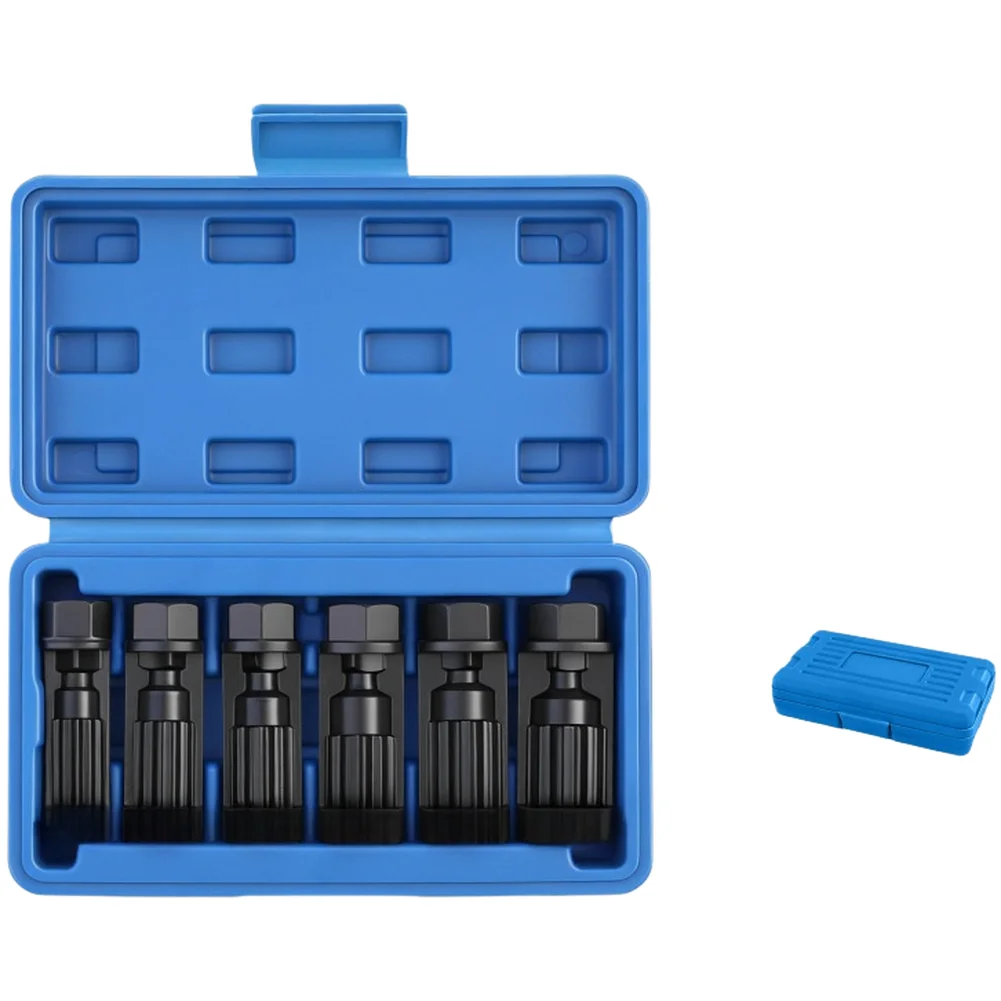 6 Piece Socket Set for Shock Absorber Service with For CR MO Steel Construction and Phosphated to Support Repeated Use