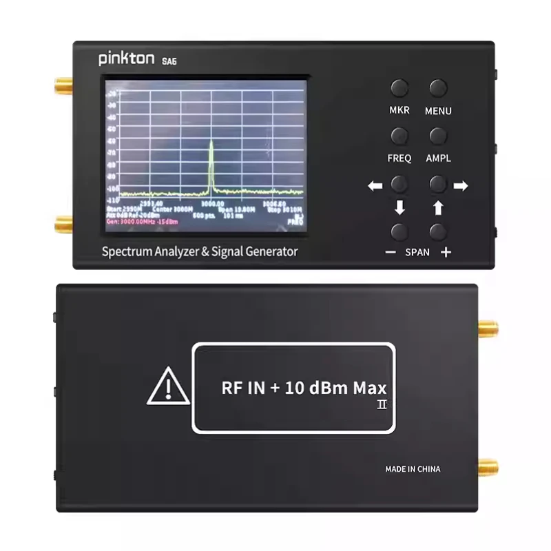 SA6 Handheld Spectrum Analyzer Wi-Fi CDMA Laboratory 35-6200Mhz Wireless Signal 6G Tester from 35 to 6200Mhz, Great for Lab Use