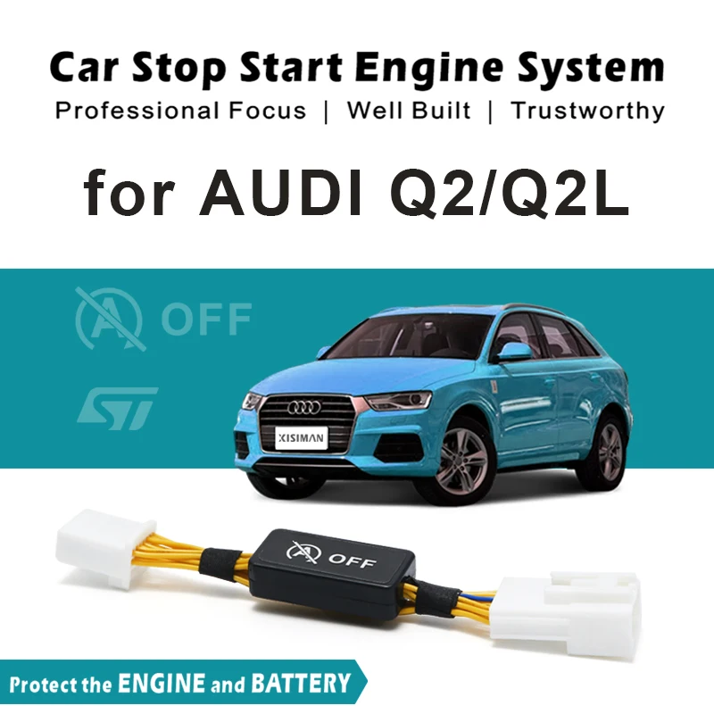 

For AUDI Q2 Q2L 2016-2023 Car Automatic Stop Start Engine System Off Device Control Sensor Plug Smart Stop Cancel