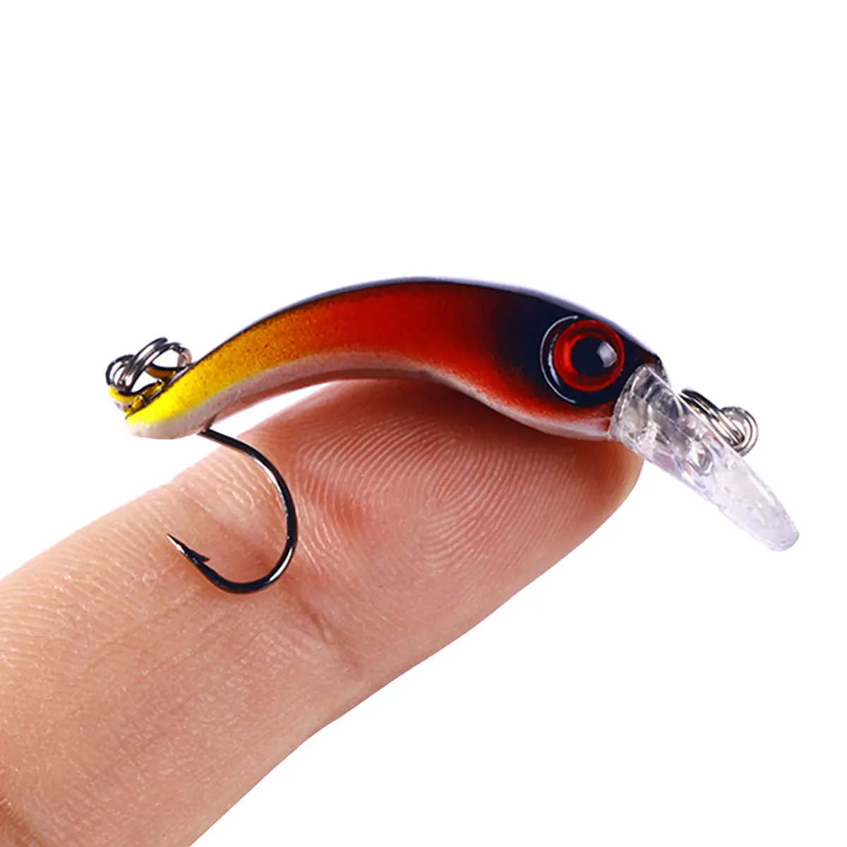 Minnow Flotante 4cm – Crankbait para Trucha, Blackbass y Lucio - imagen 4