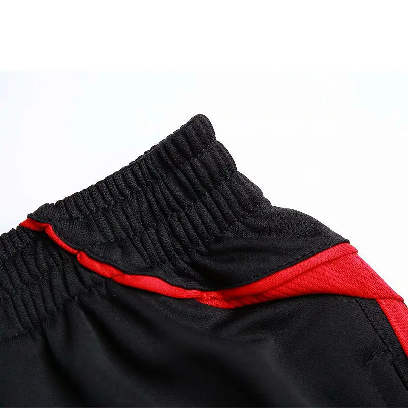 Pantalones de chándal finos a rayas para hombre, pantalones Capris de secado rápido para entrenamiento de baloncesto, fútbol, gimnasio, senderismo