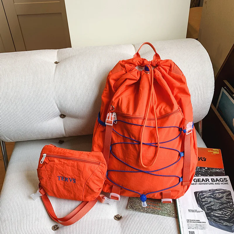 

Outdoor Waterproof Foldable Backpack Large Capacity Portable Camping Hiking Travel Bagpack Leisure Men Women Sport Bags