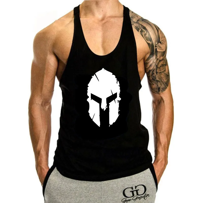 2023gym Running cotton singlets canotte bodybuilding stringer tank top men fitness shirt muscle guys sleeveless vest Tanktop