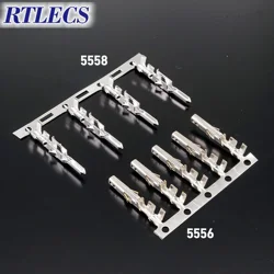 100PCS 5556-RT 4.2 mm Female Crimp Contact Pin for Male Housing Receptacle Shell CPU ATX PCI-E PSU PCI Express Power Connector