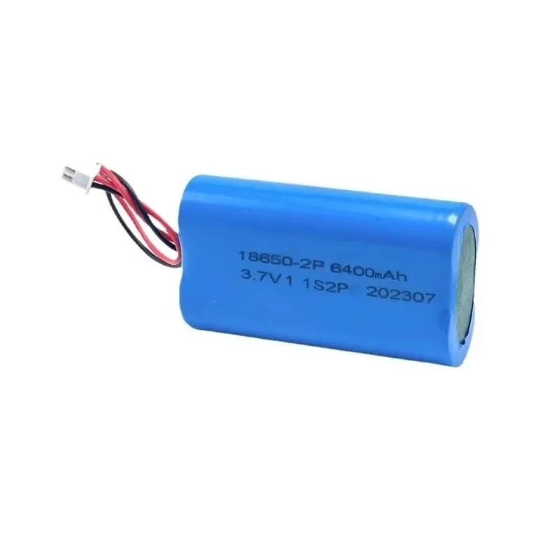 18650 1S2P High Capacity Rechargeable Lithium Battery 3.7V 5200/6400mAh with Protection for Automatic Pet Feeding Batteries