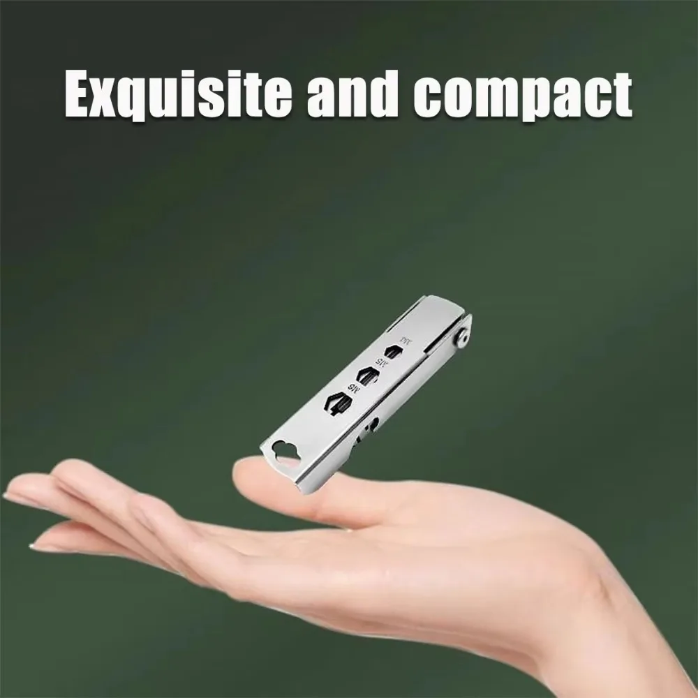 Portable Repair Multi-Function Tools Bottle Opener Outdoors Camping Nail Clippers Keychain Emergency 11-In-1 Multitool Pliers - Image 3