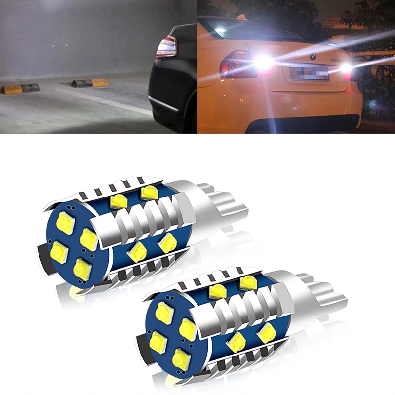 2X Canbus T15 W16W 921 912 LED Auto Hinten Backup Reverse Lampen Super Helle 6000 K Weiß 12 V Brems lampen Parkplatz Lichter Zubehör