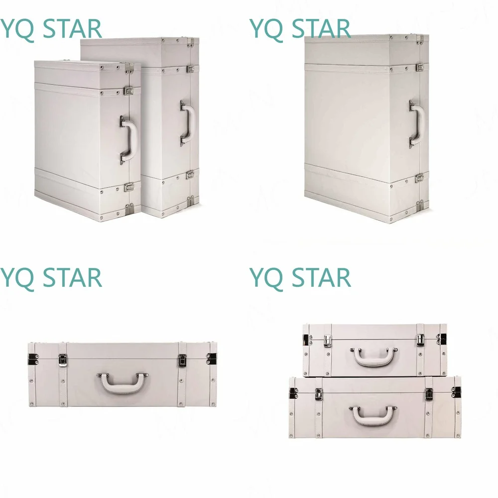 Leather Organizer Box for Wardrobe for Minimalist Luxury Large Clothes Storage Container Portable Bedroom Suitcase for