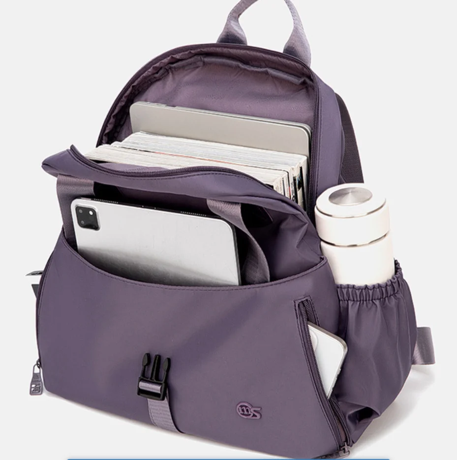 

Стильный городской рюкзак для женщин, водонепроницаемые нейлоновые рюкзаки, женские повседневные рюкзаки, большие школьные сумки для девочек, легкий дорожный рюкзак