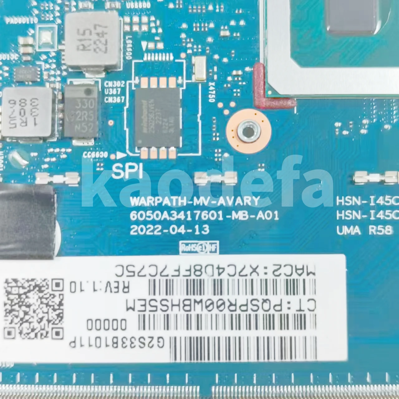 6050А 3417601 -MB-A01 Материнская плата для ноутбука HP EliteBook 840 G9, материнская плата, процессор: I5-1235U/I7-1255U N22217-601 N22216-601, тест в порядке