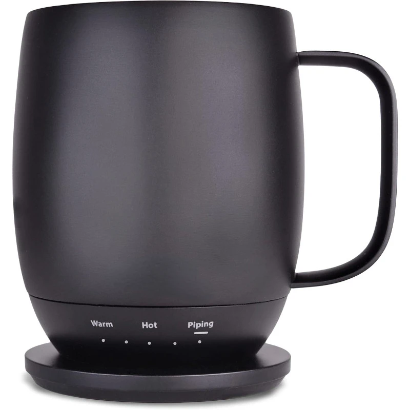 

Temperature-Controlled, Self-Heating Coffee Mug (Black - 14 oz.)