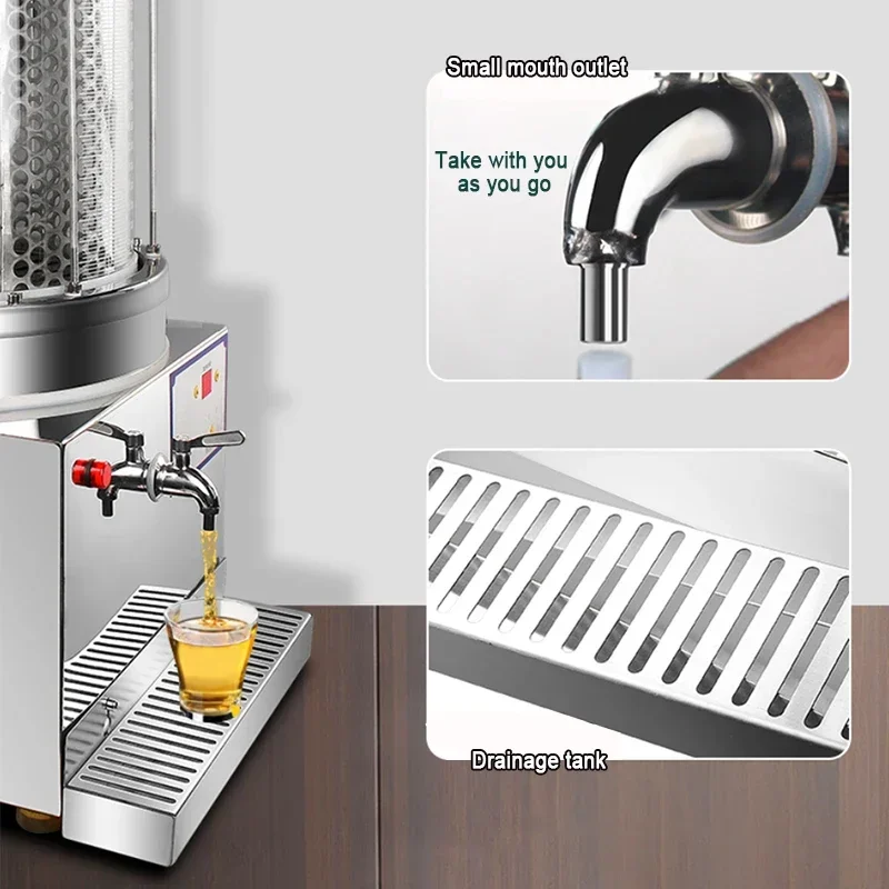 HDJJ-8 8l pote de medicina erval máquina decocção máquina decocção única decocção pote saúde em vez de máquina decocção