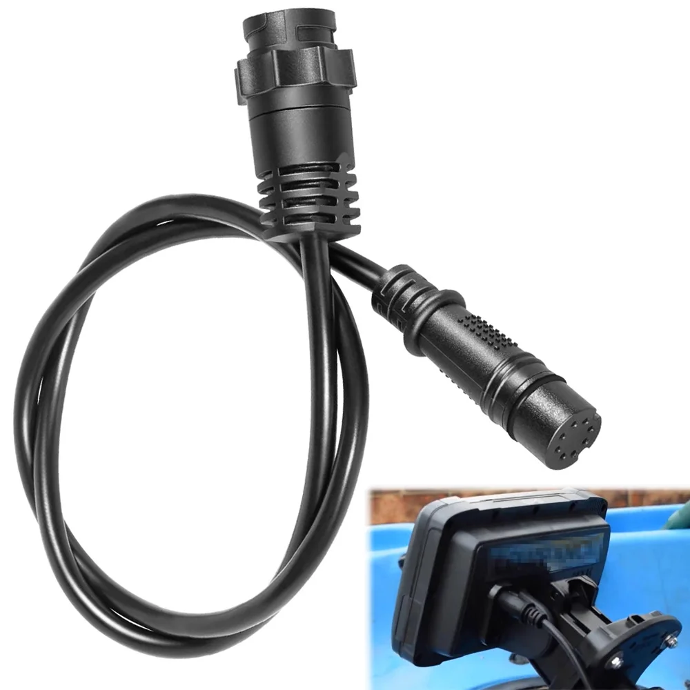 

000-14068-001 7-Pin Transducer to Fishfinder and Chartplotter Adapter Cable Fits for Lowrance Hook²/Reveal & Cruise