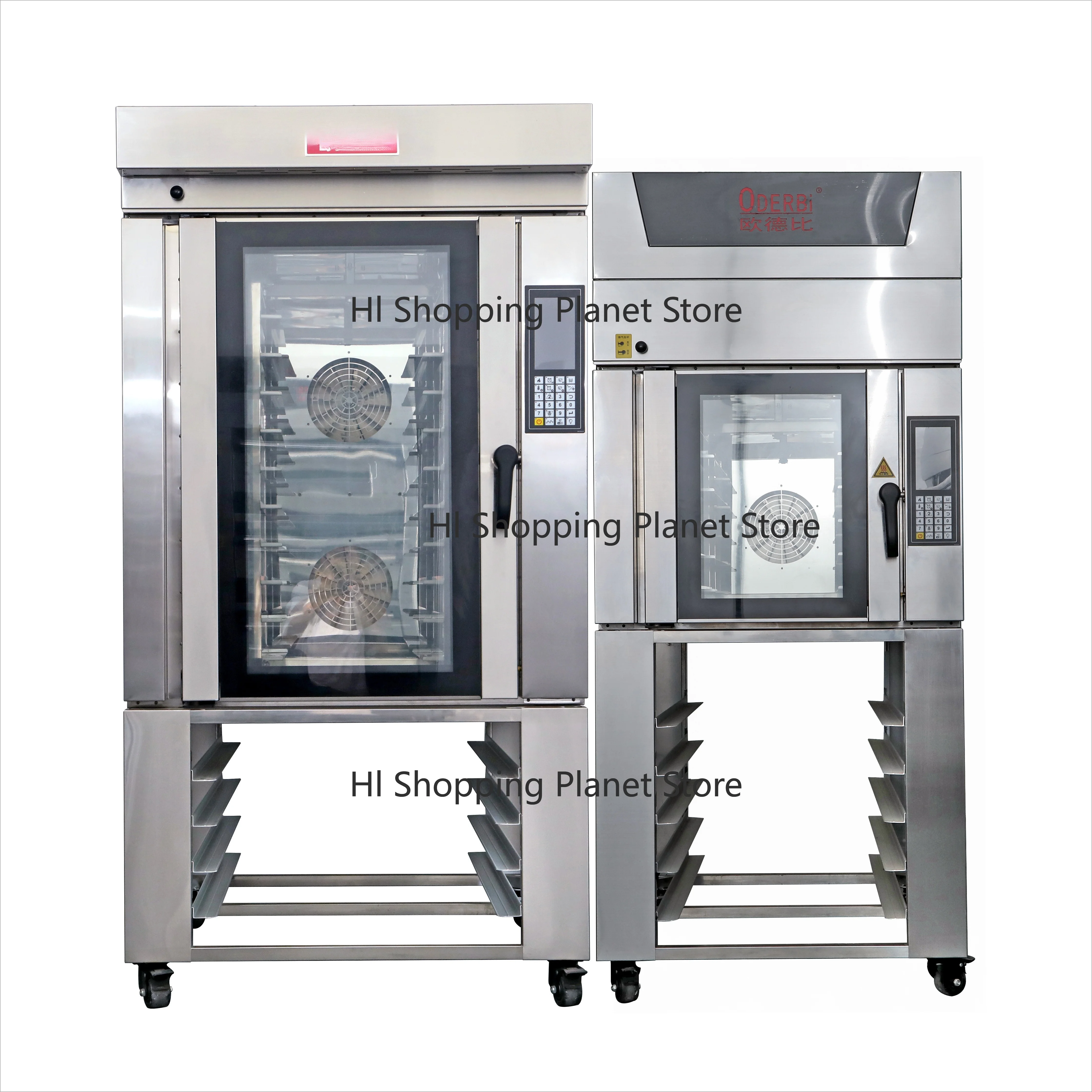 Factory Direct 5 Trays/10 Trays Hot Air Rotating Oven - Commercial & Household Extra-Large Capacity Electric Baking Oven