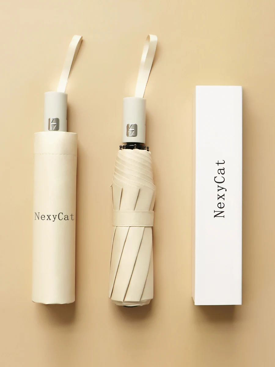 

Thiened Large Auatic Парасолька от солнца и дождя Мужчины Женщины Nexy Bla Клеевой зонт Стальной столб Four Seasons Tee Складной зонт...