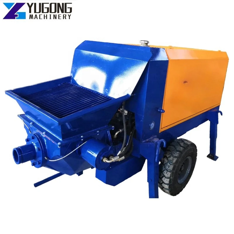 YG Factory Price Diesel Concrete Pump Machine for Usa UAE Construction Mortar Plaster Pumping Work