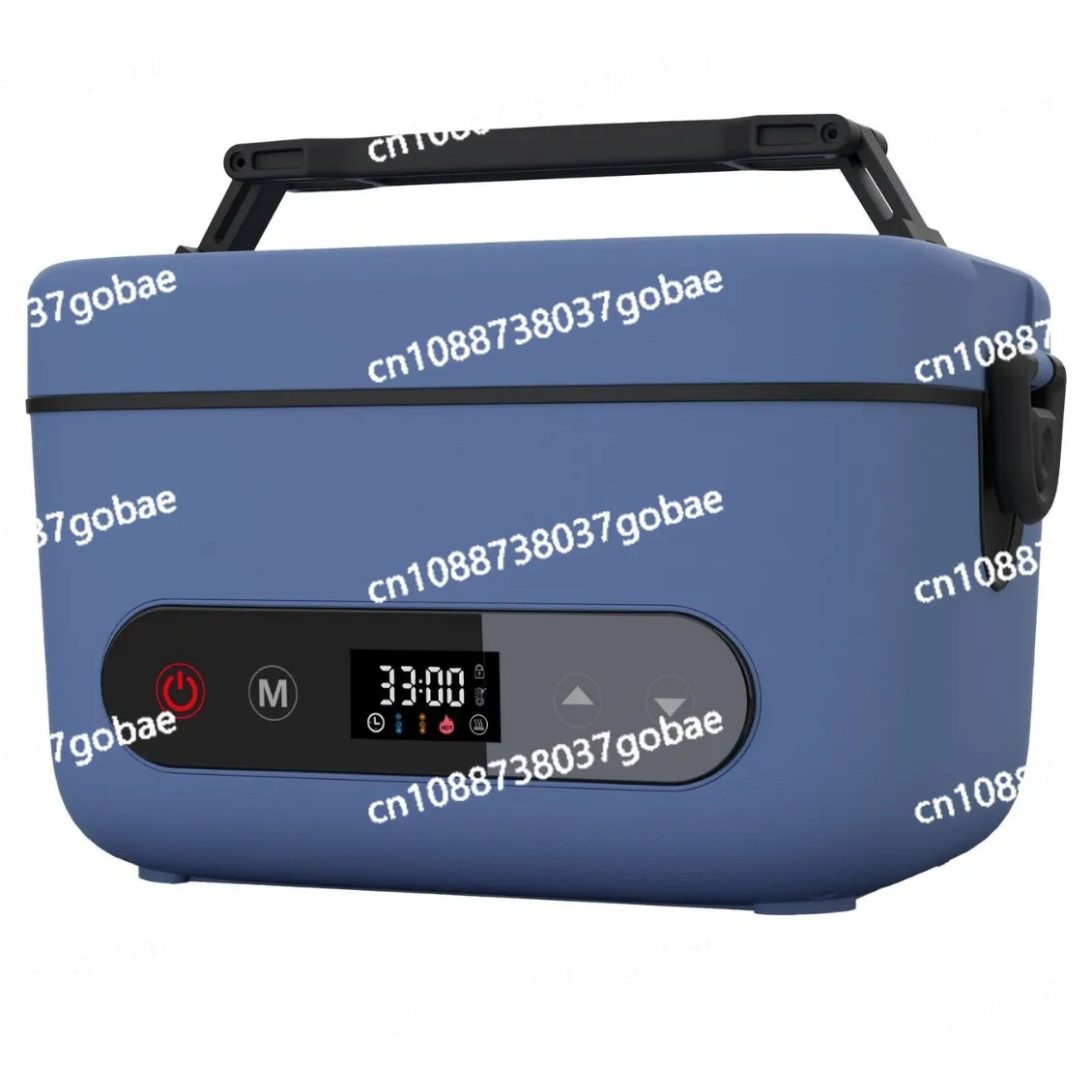 Portable water-free car electric heating bento box, charging and heating lunch box, office workers, inner tank separation and