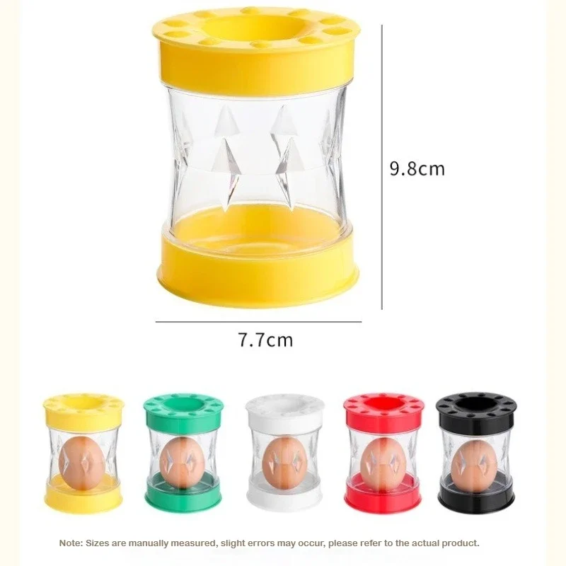 Hand Egg Sheller Cranked Automatic Household Peeling Machine Opener Tool Fully Automatic Small Kitchen Gadgets for Boiled Eggs