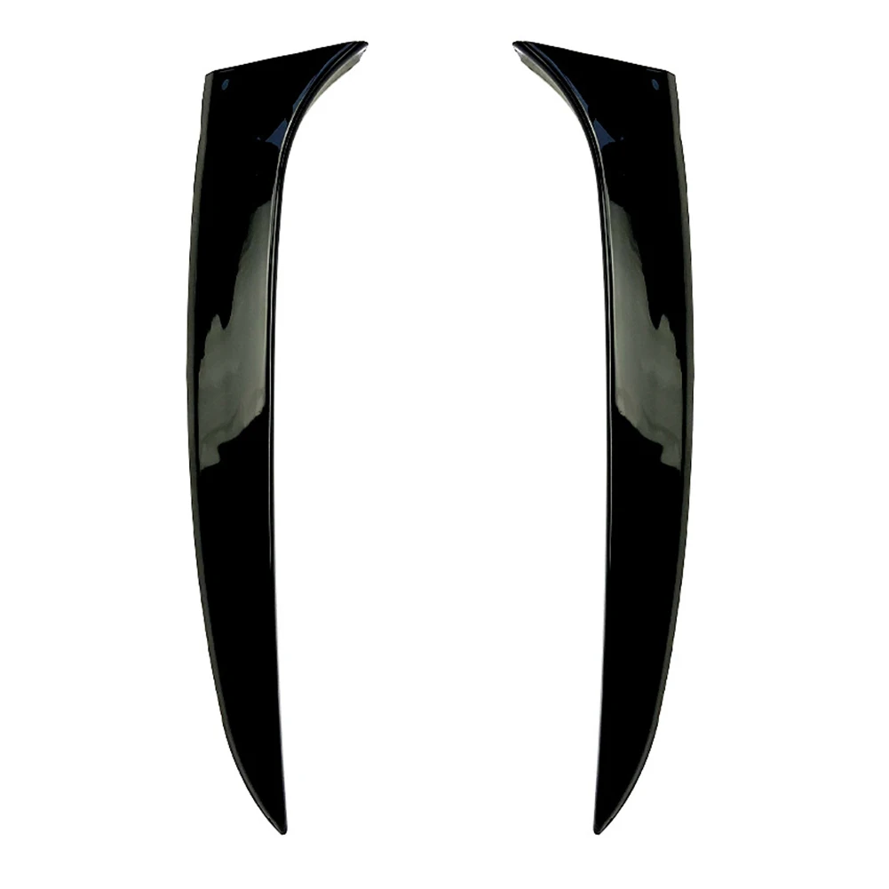 1 Pair Of Spoiler Side Wing Trim Rear Spoiler Side Wing Trim Cover For Kia Sportage R 2011 2012-2015 Black Smooth Accessories